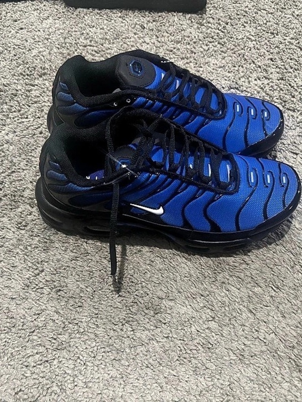 Nike Air Max Plus Black Royal Blue Sneakers